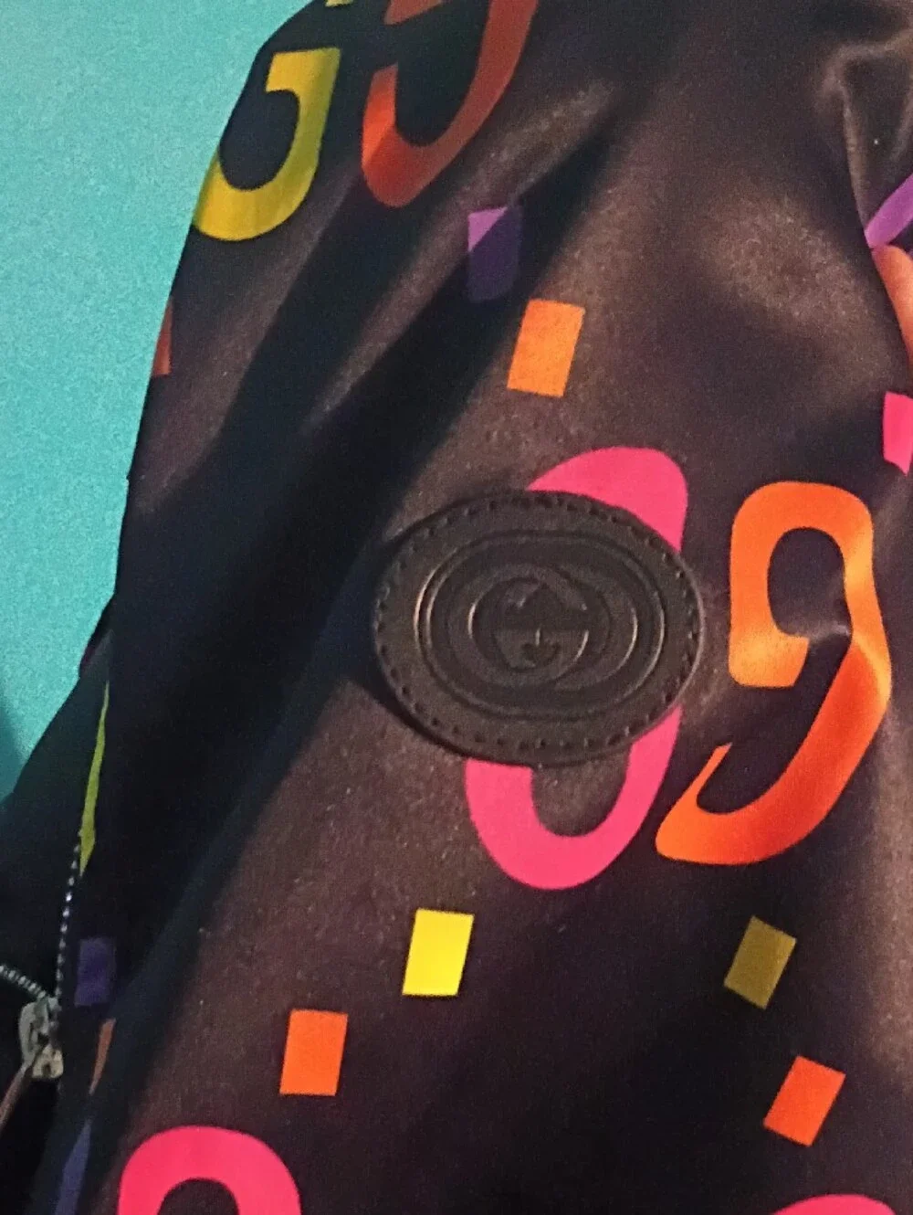 Gucci Multicolor GG Logo Zip Hoodie Jacket Unisex For Me And Woman